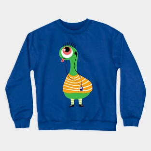 Halloween One Eye Monster Crewneck Sweatshirt